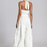 Miriam | Boho jumpsuit su atvira nugara