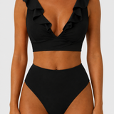 Formuojantys bikini su volanais