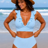 Formuojantys bikini su volanais