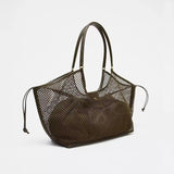 Odinė shopper tote rankinė