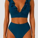 Formuojantys bikini su volanais