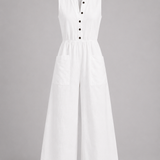 Gabriela | Minimalistinis be rankovių jumpsuit'as