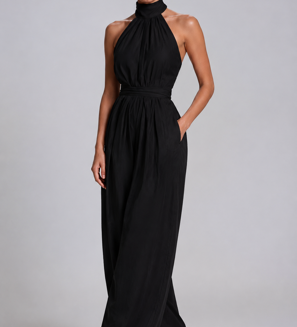 Miriam | Boho jumpsuit su atviru nugarą