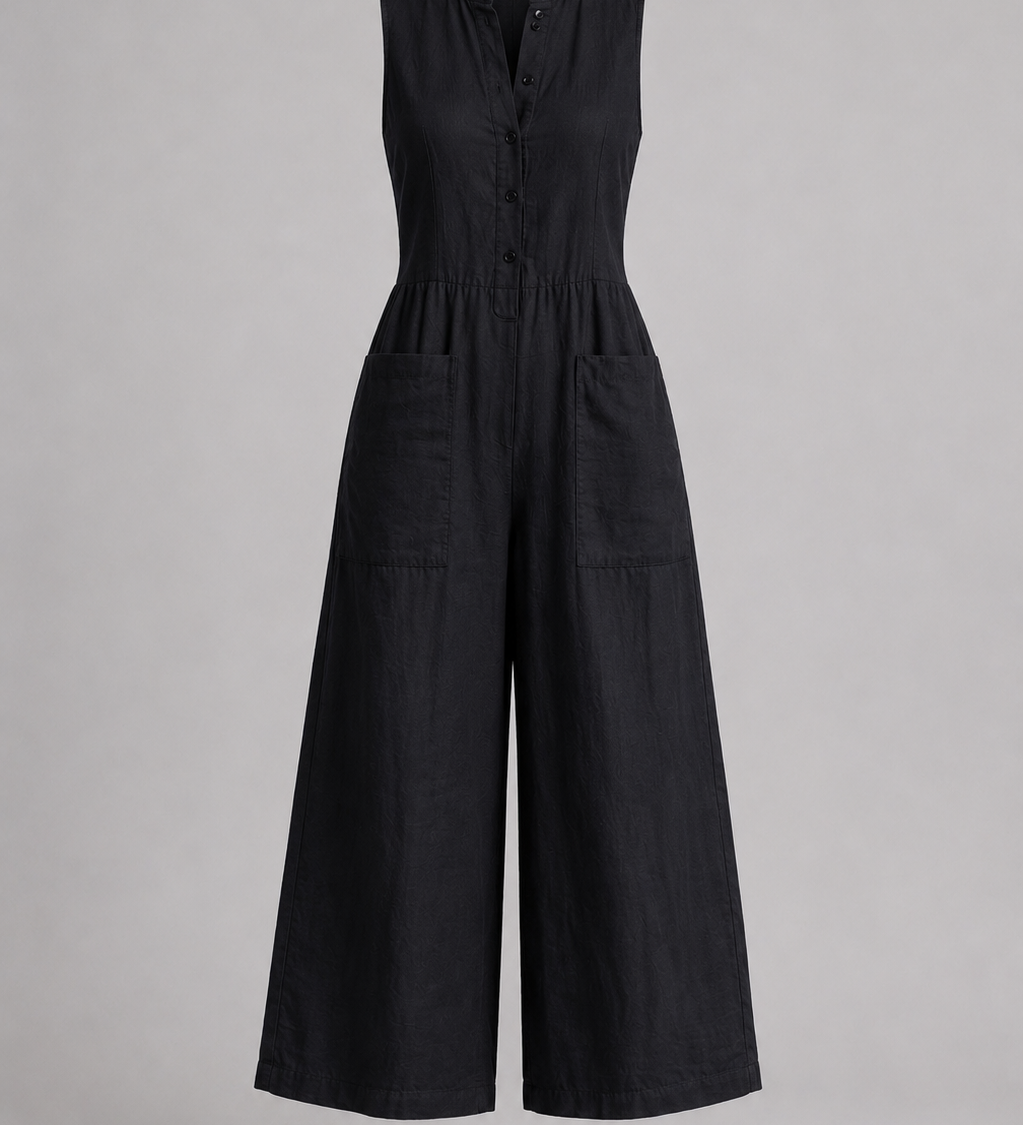 Gabriela | Minimalistinis be rankovių jumpsuit