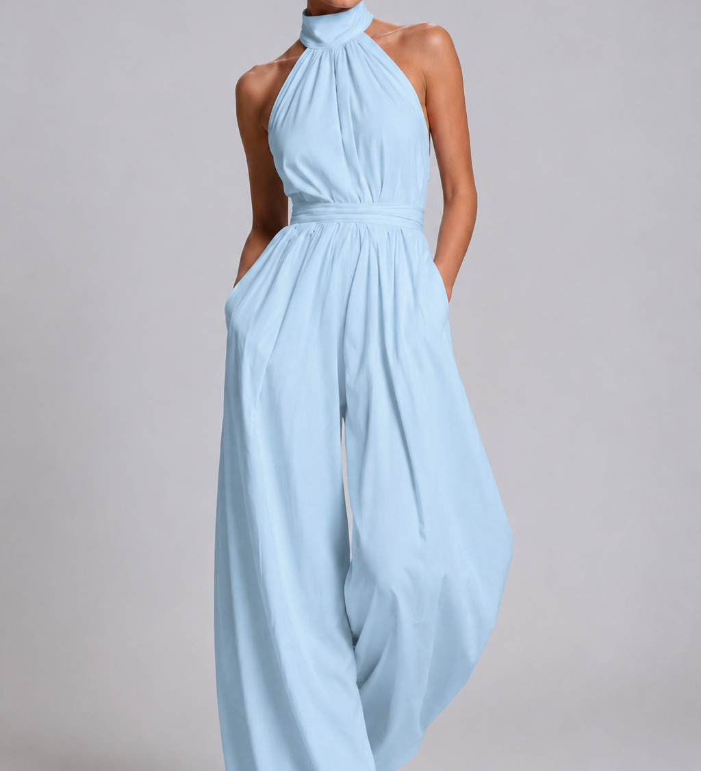 Miriam | Boho jumpsuit su atvira nugara