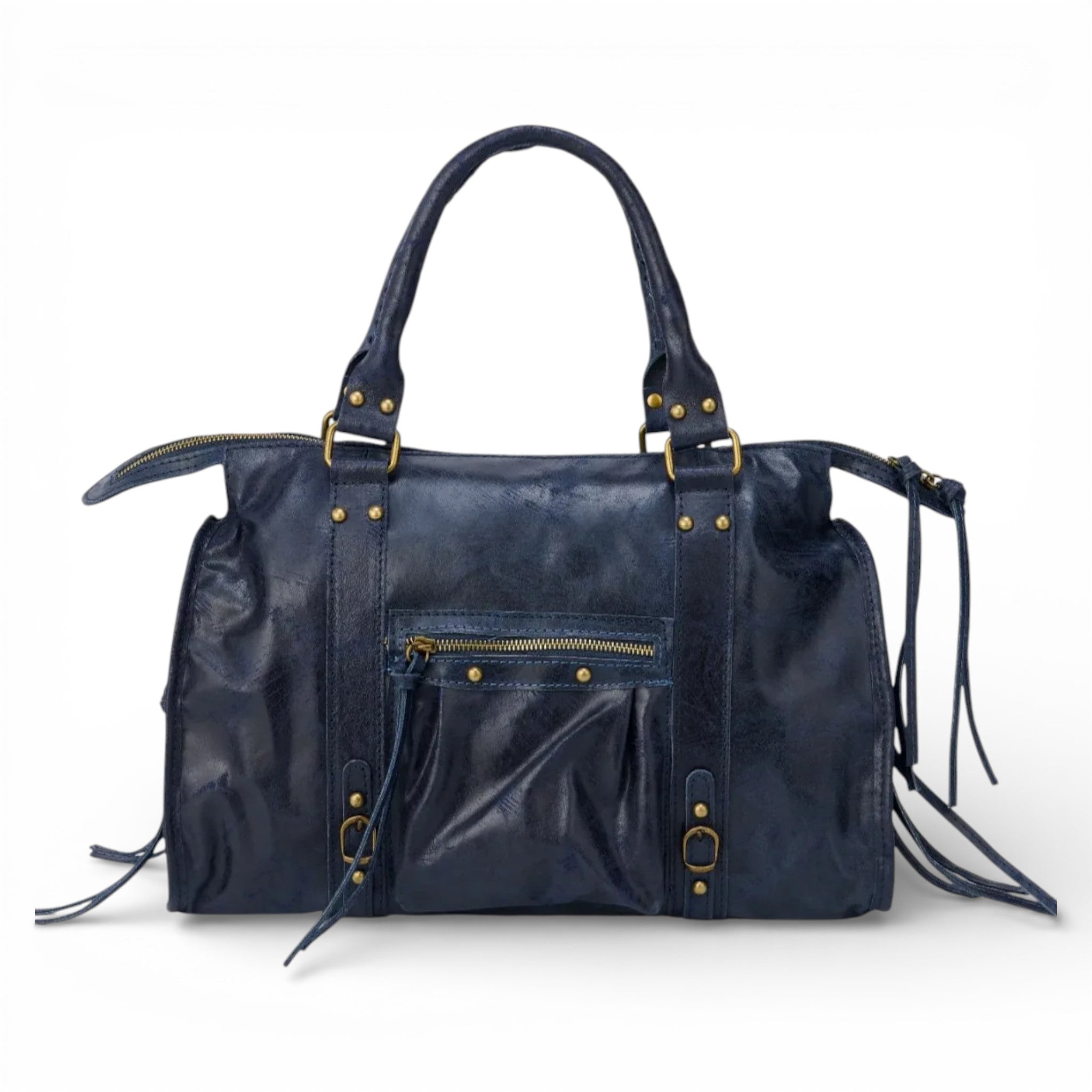 Didelė vintage stilinga tote rankinė