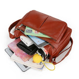 Lygus crossbody krepšys su keliais kišenėmis