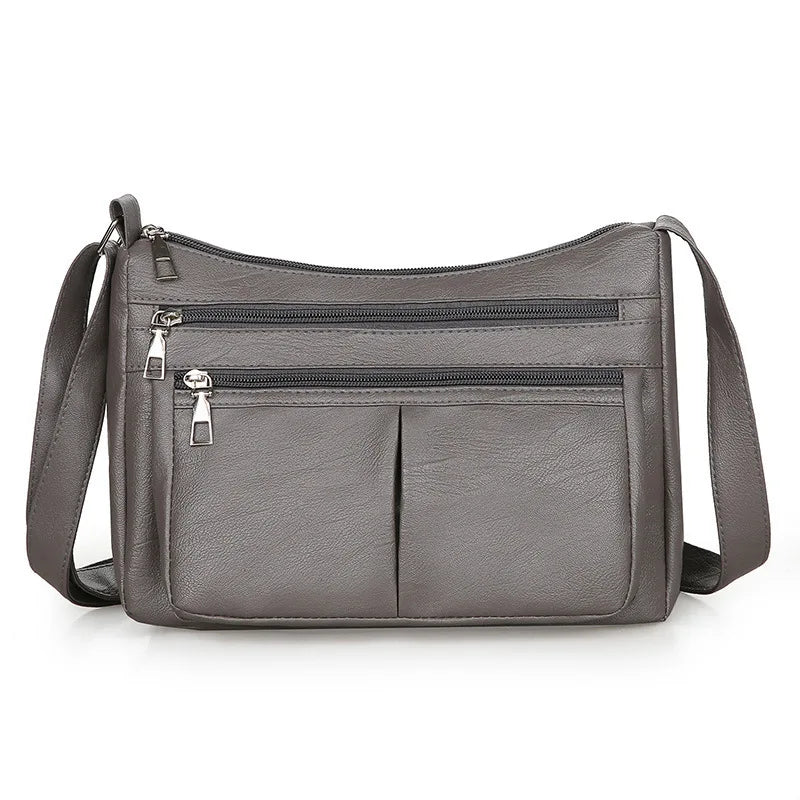 Lygus crossbody krepšys su keliais kišenėmis