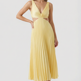 Karina | Elegantiškos plisuotos maxi suknelės