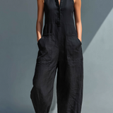 Gabriela | Minimalistinis be rankovių jumpsuit'as