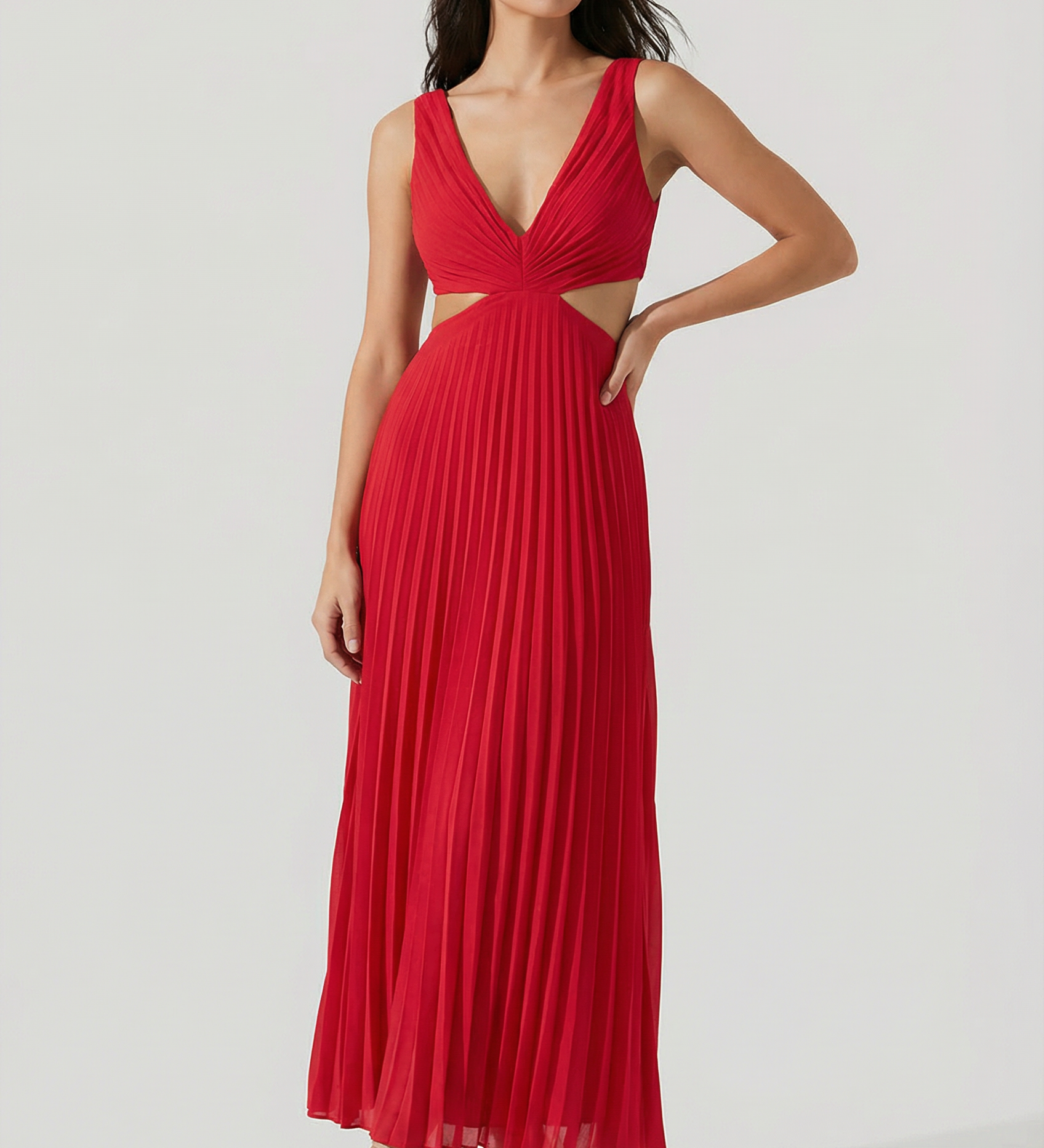Karina | Elegantiški plisuoti maxi suknelė