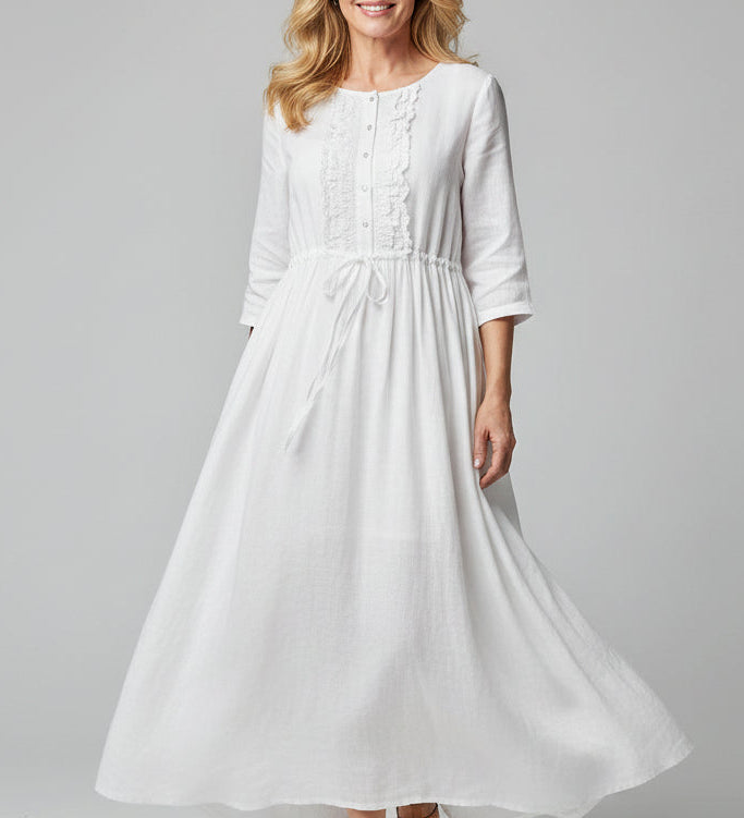 Miroslava | Gėlių rašto maxi suknelė