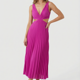 Karina | Elegantiškos plisuotos maxi suknelės