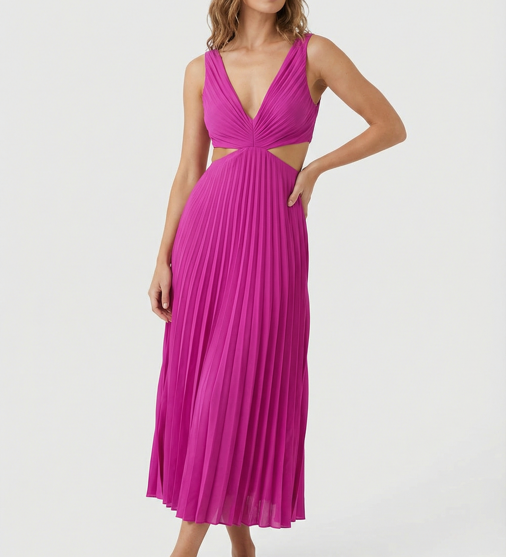 Karina | Elegantiškos plisuotos maxi suknelės