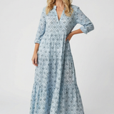 Renáta | Maxi suknelė su skaidriu efektu