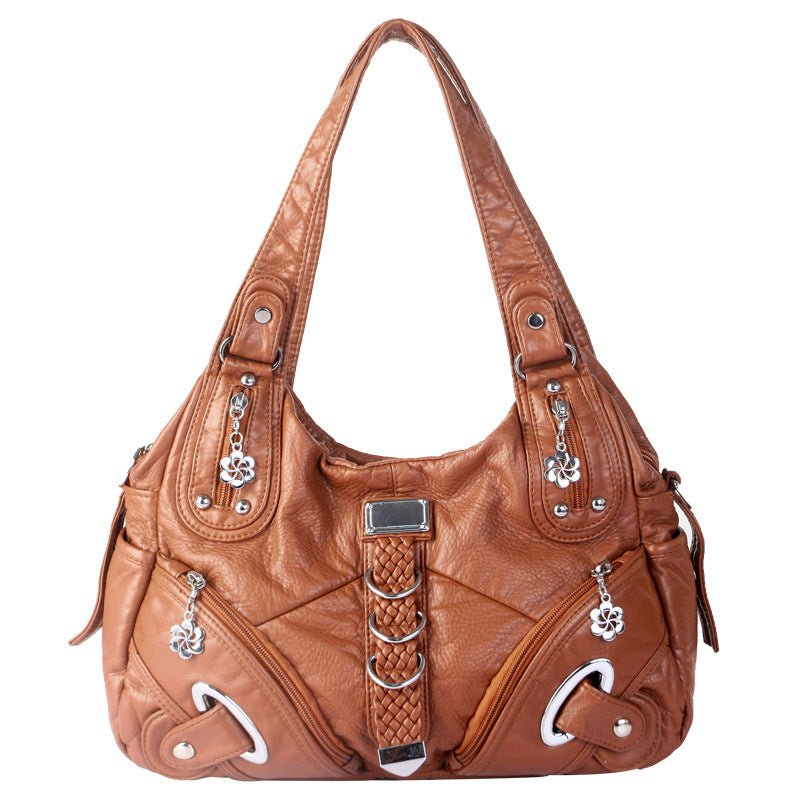 Klasikinė lygi crossbody rankinė