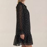 Liliana | Mini suknelė su volaniniu apvadu